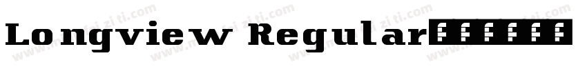 Longview Regular字体转换
